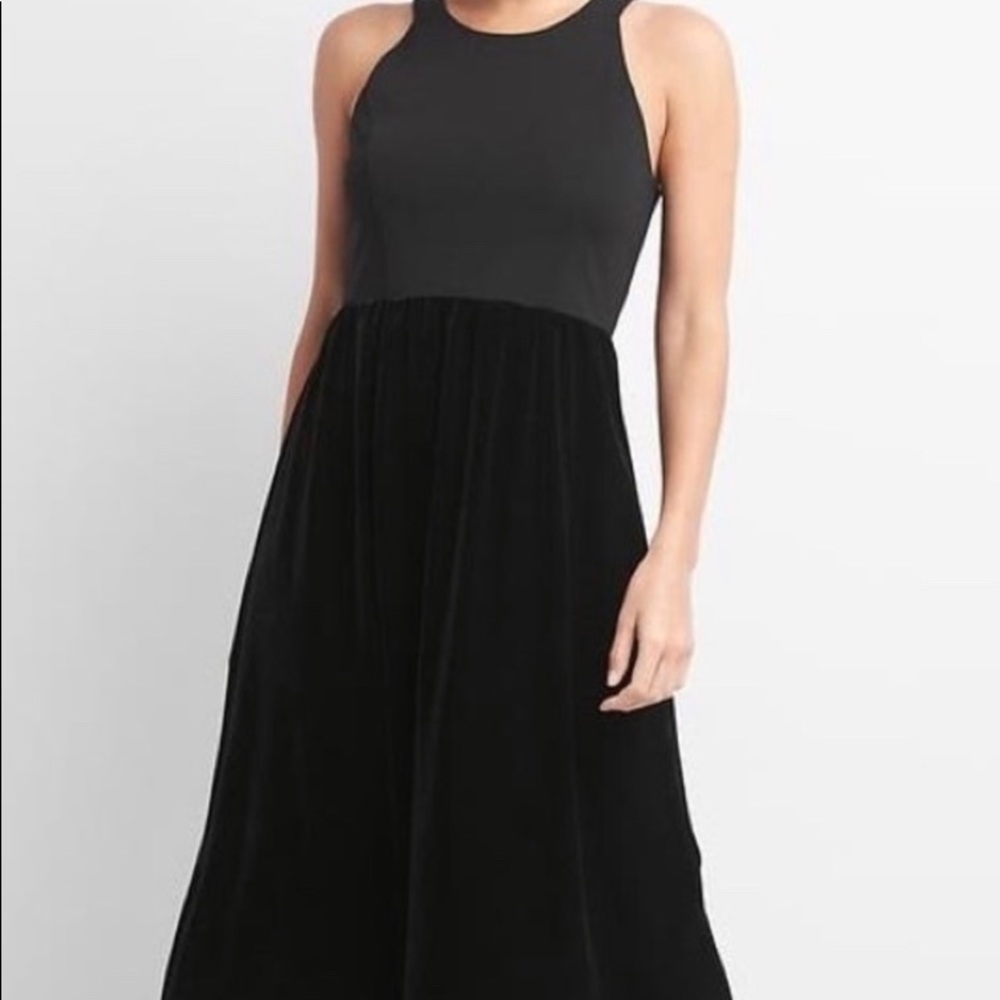 2 tone midi dress
